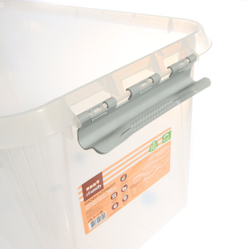 Контейнер д/хранения пластм. "Профи Комфорт" 70л 720х390х375мм на кол. Прозр. арт.799 (Полим-т)*1/3 Контейнер д/хранения пластм. "Профи Комфорт" 70л 720х390х375мм на кол. Прозр. арт.799 (Полим-т)*1/3