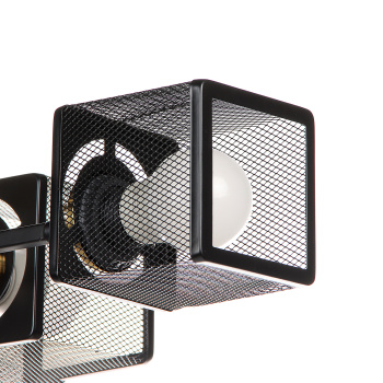 Люстра N6400/4 BK+COP 4*40W E27 220V (l-555; w-345; h-195) VERNER LIGHTING *1