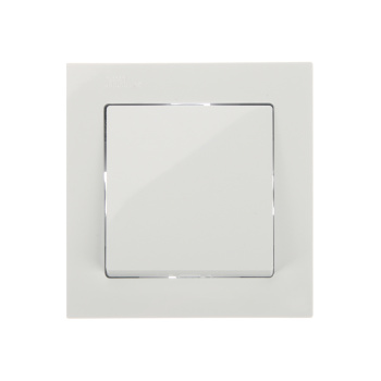 Выключатель "ATLAS DESIGN" СП 1кл. белый 10АХ в сборе SchE ATN000112 *1/15/90