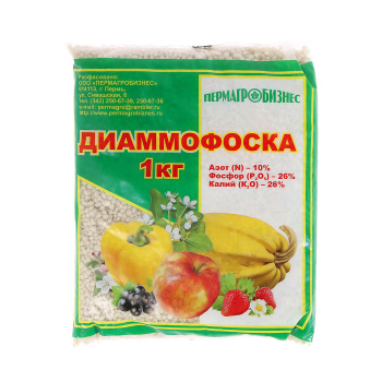 Удобрение диаммофоска 1 кг Пермагробизнес