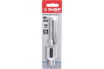 Метчикодержатель для М1-М10 №1 регулируемые вкладыши ЗУБР *1/10/40