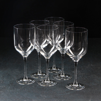 Набор бокалов стекло "BOHEMIA" "Ума" 6шт 400мл д/вина 40860/D5195/400  (Чехия) *1/8