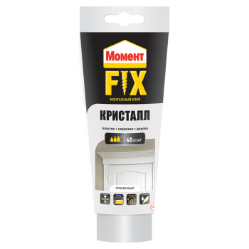 Жидкие гвозди 185 г Момент Монтаж ФИКС Кристалл, прозрачный Жидкие гвозди 185 г Момент Монтаж ФИКС Кристалл, прозрачный