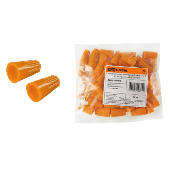 Зажим изолирующий СИЗ-3 5,5мм2 оранжевый (50шт) TDM SQ0519-0008 *1/10/180