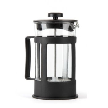 Чайник заварочный жаропрочное стекло "Френч-пресс" 600мл "Market Price" Черн.(BF-771)*1/36