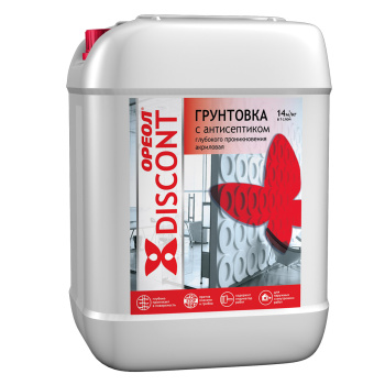 Грунтовка антисептическая глубокого проникновения Ореол Дисконт, 5 кг