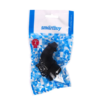 Вилка угловая КАУЧУК Smartbuy 2P+PE 16А 230В IP44 (SBE-16-P09-R) *1/200