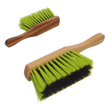 Щетка-сметка деревянная ручка, иск.щетина, дл.240мм, выс.щетины 60мм YOZHIK СЛ/302 ("Экобраш") *1/48