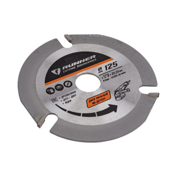 Диск пильный 125*22,00*3,4мм 3 зубьев по дереву (551125) RUNNER *1/100 Диск пильный 125*22,00*3,4мм 3 зубьев по дереву (551125) RUNNER *1/100