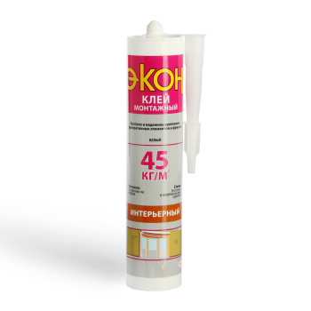 Жидкие гвозди 400 г ЭКОН Интерьерный, белый Жидкие гвозди 400 г ЭКОН Интерьерный, белый