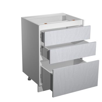 Шкаф напольный 600х850х600 мм BROZEX-WOOD NordWind, с тремя ящиками