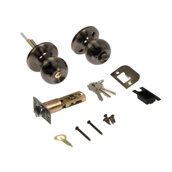 Защелка ШАРИК ключ/фиксатор БРОНЗА 6072-01 АВ Аvers *1/24