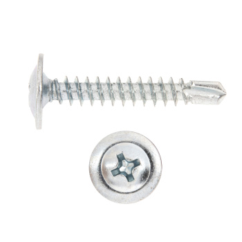 Саморезы прессшайба BROZEX пакет 4,2*25 сверло (20шт) *10/100