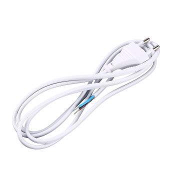 Шнур с вилкой ШУ02 ШВВП 2х0,75мм2 1,7м бел. TDM SQ1305-0011 *1/80