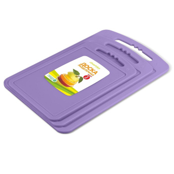 Доски разделочные пластм. Набор 3шт:32х20см;28х18см;24х15см С55ФИЛ ("Мартика") *1/22