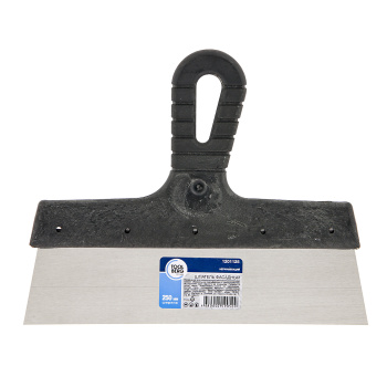 Шпатель фасадный нерж.сталь 250мм пласт. ручка T4P (арт.1201125) *1/10/60 Шпатель фасадный нерж.сталь 250мм пласт. ручка T4P (арт.1201125) *1/10/60