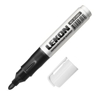 Маркер строительный перманентный черный (набор10 шт) арт.012183 LEKON LOGISTIC *1/10/120 Маркер строительный перманентный черный (набор10 шт) арт.012183 LEKON LOGISTIC *1/10/120