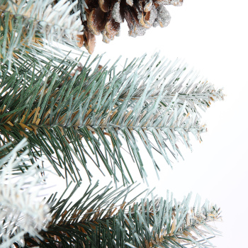 Елка искусственная Елки от Мишки «Элитная», 150 см, ПВХ, зеленый с инеем