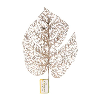 Ветка декоративная "Сказочный папоротник" 40 см, Шампань