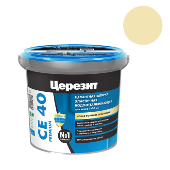 Затирка для швов Церезит CE 40, 1 кг, жасмин