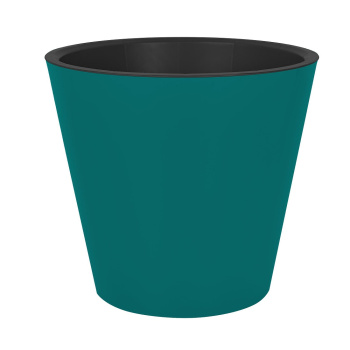 Кашпо пластм. "London" 10,5л d верха 280мм h253мм со вставкой Тропич. лес IG620810096 *1/6