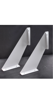 Кронштейн для полки 200*160*25мм белый СИЛА №46 *1/30