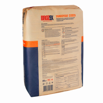 Штукатурка цементная BROZEX Универсал М100, 25 кг