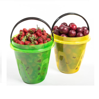 Ведро пластм. 5,0л д/пищевых продуктов, "лайт" Прозрачное ("Радиан" Ижевск) *1/10