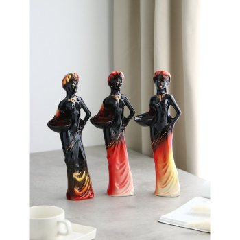 Статуэтка "Лаура", чёрно-красная 9827252