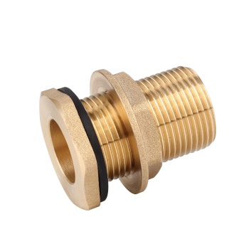 Штуцер (врезка) в бак (емкость) с прокладкой 1/2"(Ø15) латунь ИС.071266 *1/20/40