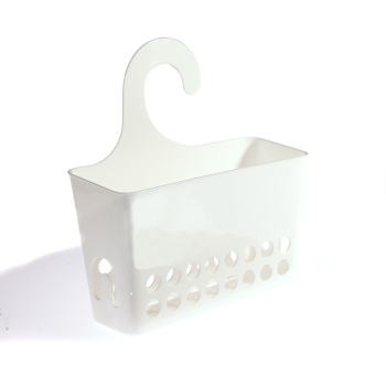 Корзина для хранения пластм. навесная (на крючек, трубу) 240х95х260мм Белый М8431 *1/12