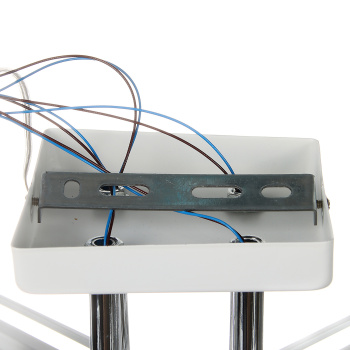 Люстра N6401/4 WT+CR 4*40W E27 220V (d-480; h-275) VERNER LIGHTING *1