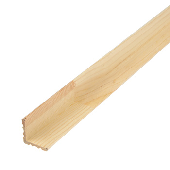 Уголок фигурный 2.2 м, 40х40 мм, сращенный, бессучковый