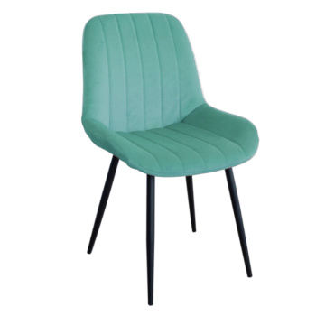 Стул FORPOST Мартин Лайт, 52x89x40 см, велюр конфетти аквамарин, голубой